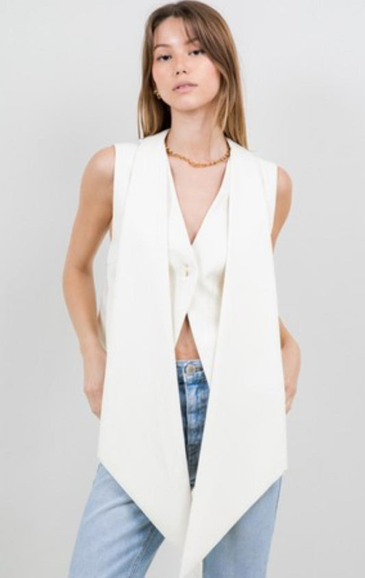 Melania Vest Top