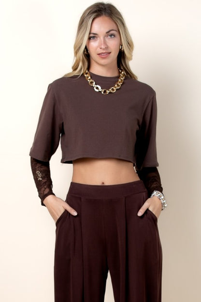 Scarlett Top/Bodysuit (brown)