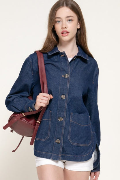 Avril Shacket Top