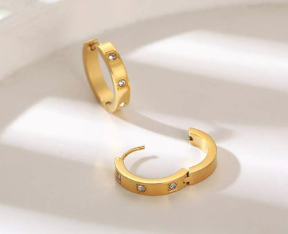 Zenia Gold Earrings