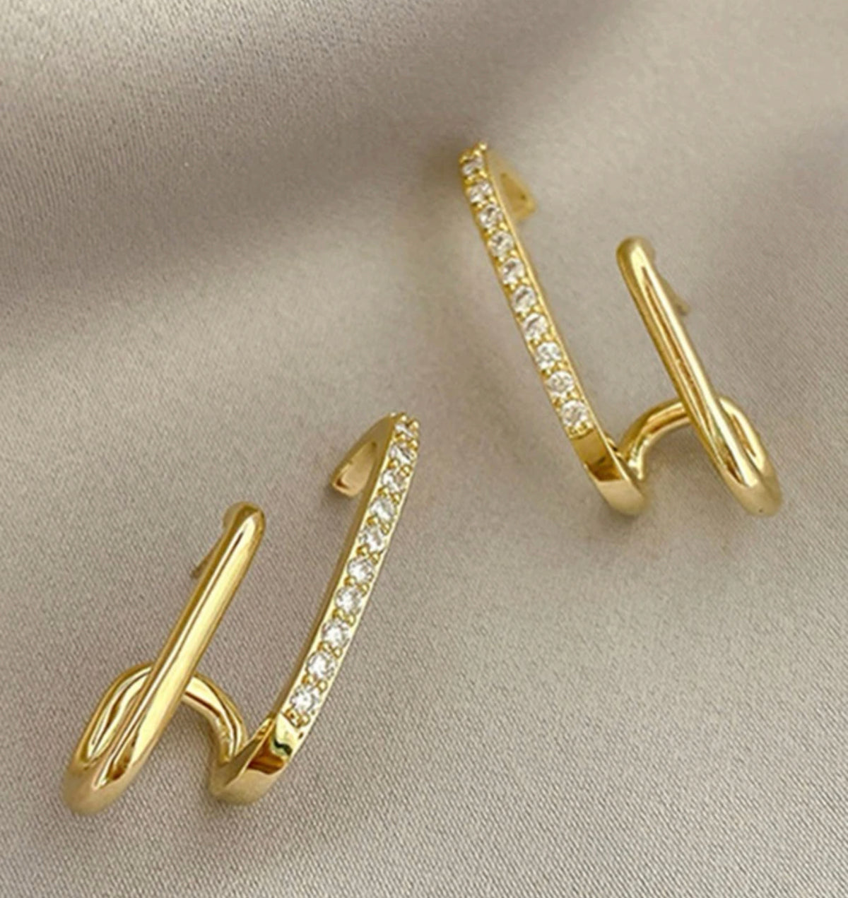 Rhinestone Stud Earrings