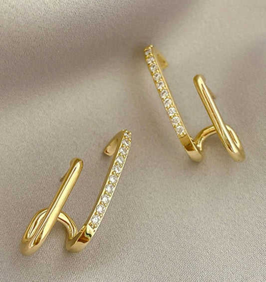 Rhinestone Stud Earrings