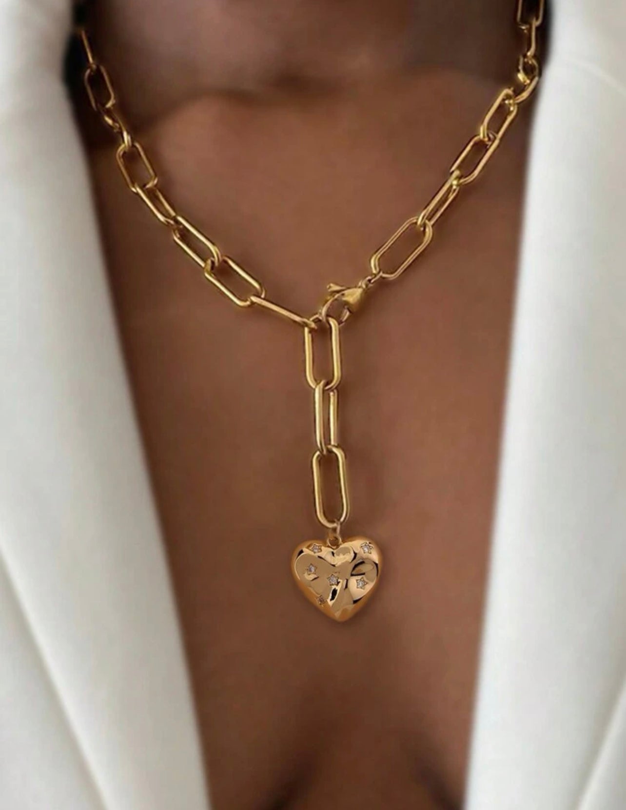 Gold Heart Necklace