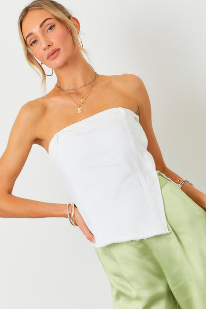 Catalina Denim Top