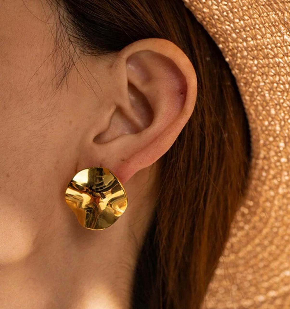18k Gold-Plated Earring