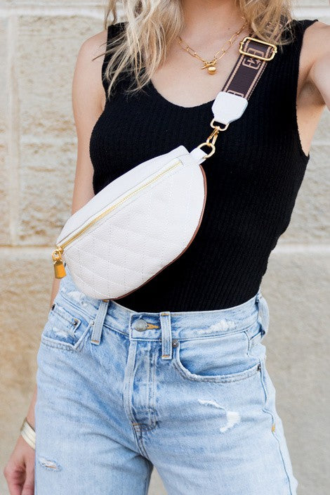 Day Off Leather Sling Bag