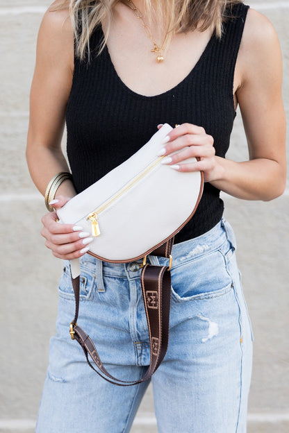 Day Off Leather Sling Bag