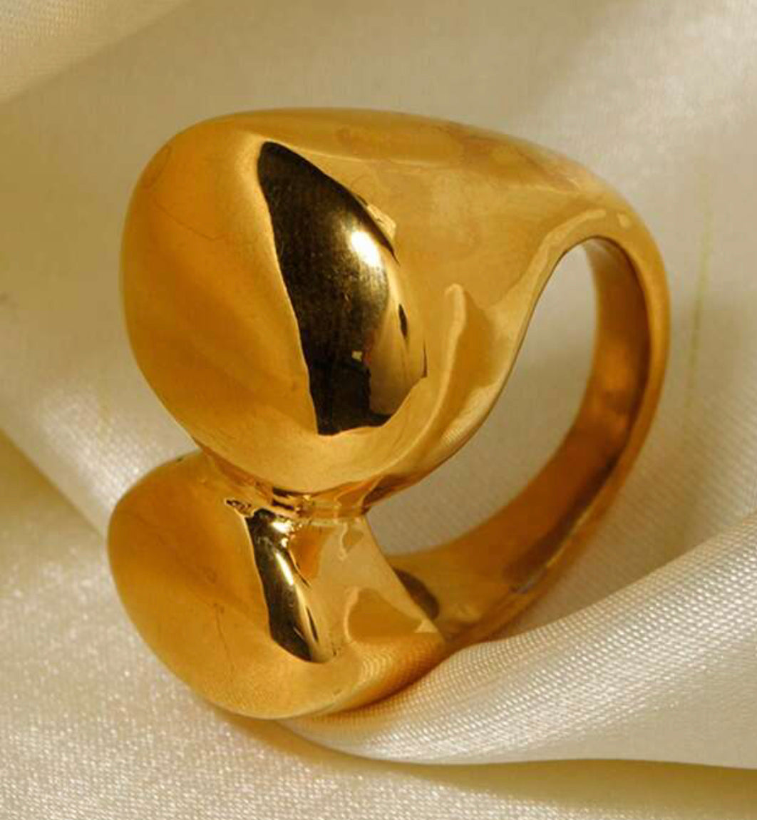 18k Gold-Plated Ring