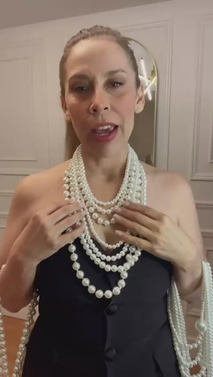 Layered Pearl Necklace